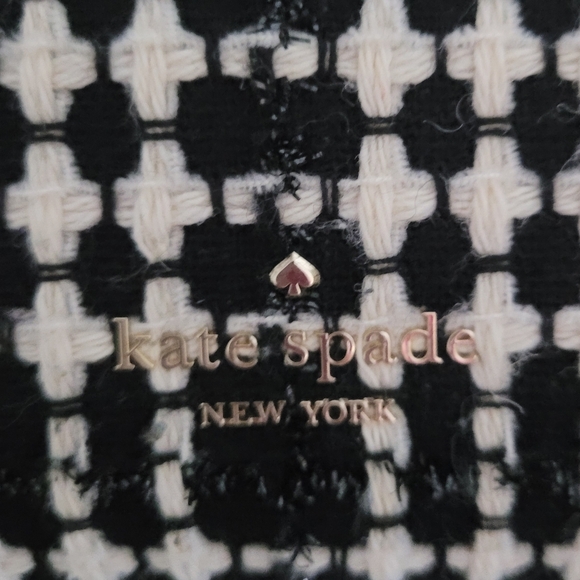 Kate Spade Leila Tweed Medium Triple Compartment Shoulder Bag Tote - Picture 4 of 12